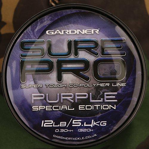 Gardner Vlasec 0,28mm/ 4,5 kg(10lb) 1540m Sure Purple Pro Special Edition