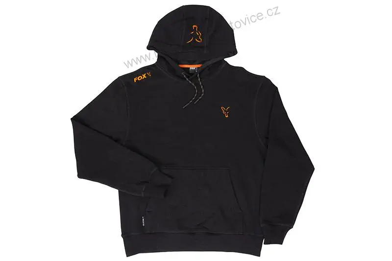 Fox Mikina Collection Orange Black Hoodie - XXXL