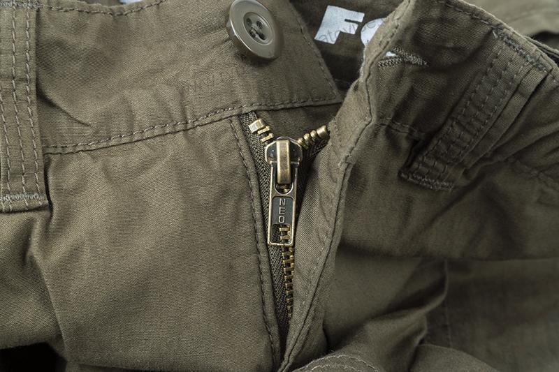 Fox Kraťasy Collection Green Silver Combat Shorts - M