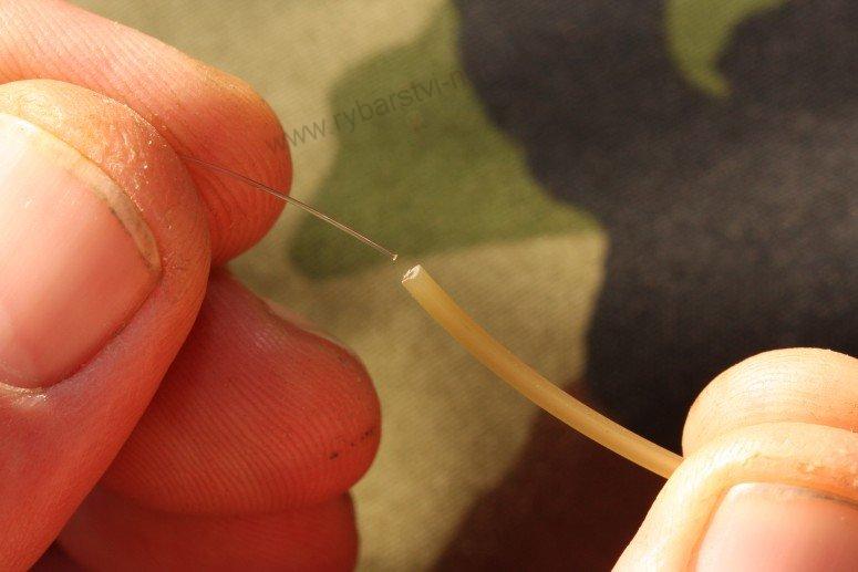 Korda Bužírka Sinking Rig Tube Clay 0,75mm 2m