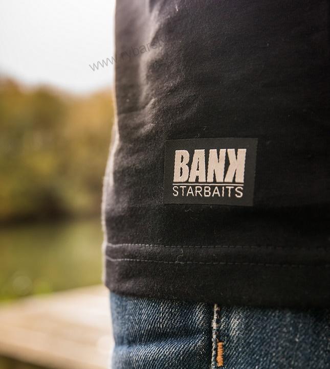 Starbaits Tričko Bank Black - S