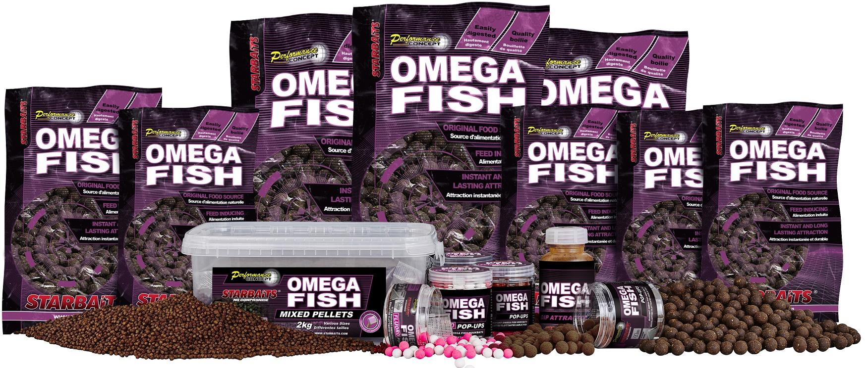 Omega Fish - Boilie potápivé 1kg 24mm STARBAITS