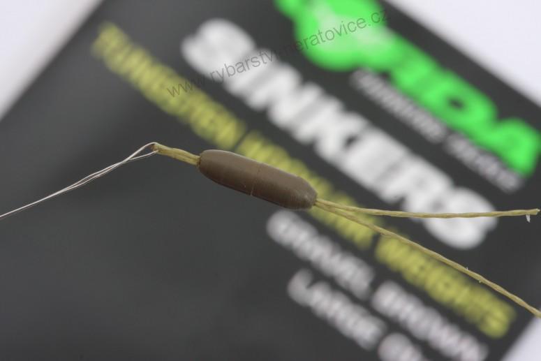 Korda Sinkers Tungsten Large Green 9ks