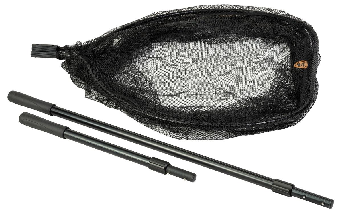 Podběrák Deluxe Landing Net Rubber 85x75cm + 2x rukojeť - Giants Fishing