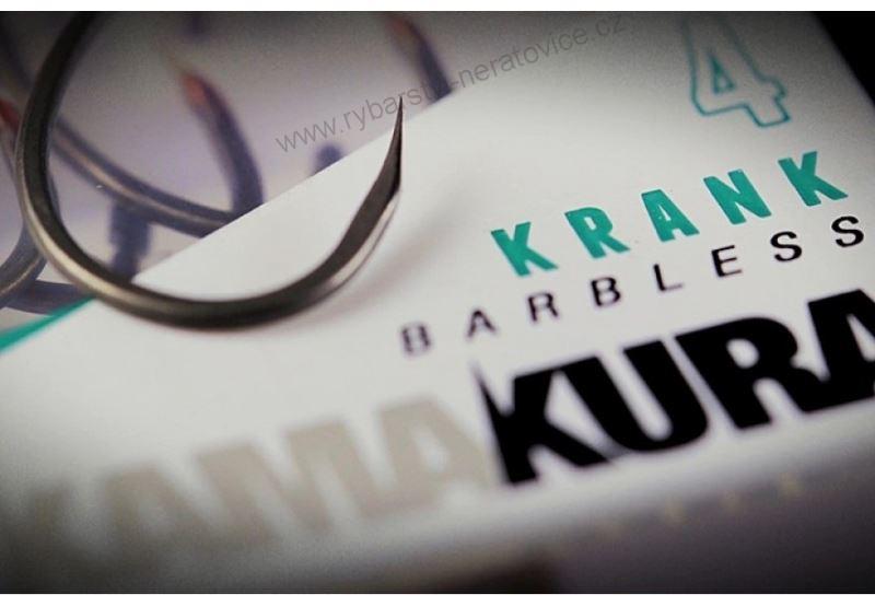 Korda Háčky Kamakura Krank Barbless 10 ks-Velikost 4 - bez protihrotu