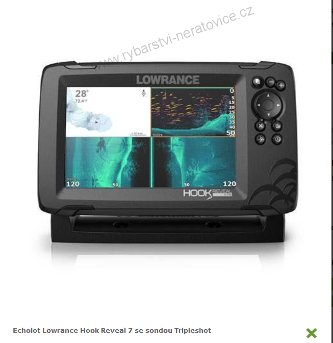 Sonar Lowrance HOOK REVEAL 7 SE SONDOU TRIPLESHOT