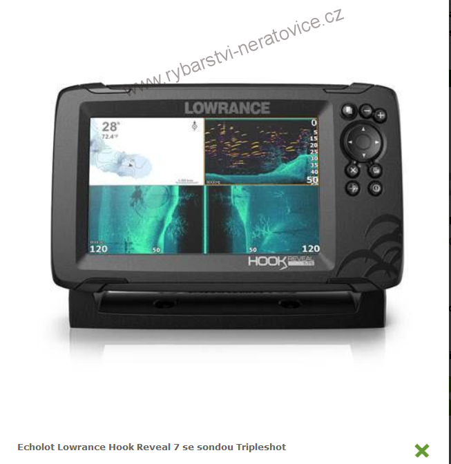 Sonar Lowrance HOOK REVEAL 9 SE SONDOU TRIPLESHOT