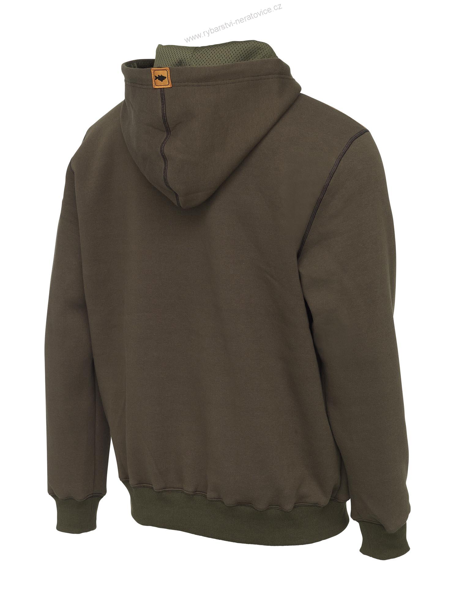 Prologic Mikina Carpio Zip Hoodie Army Green - XL