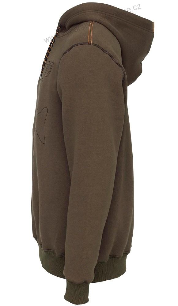 Prologic Mikina Mega Fish Hoodie Army Green - XXL