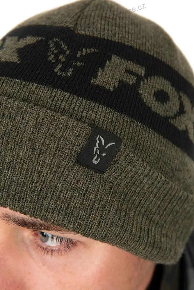 Fox Čepice Collection Beanie Hat Green Black