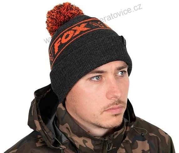 Fox Čepice Collection Bobble Black Orange
