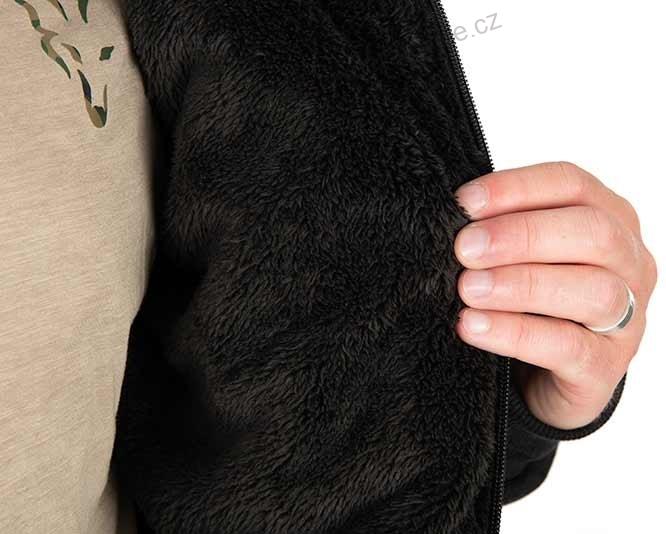 Fox Bunda Collection Sherpa Jacket Black Orange - XL