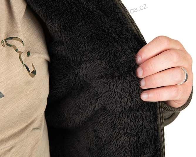 Fox Bunda Collection Sherpa Jacket Green Black - L