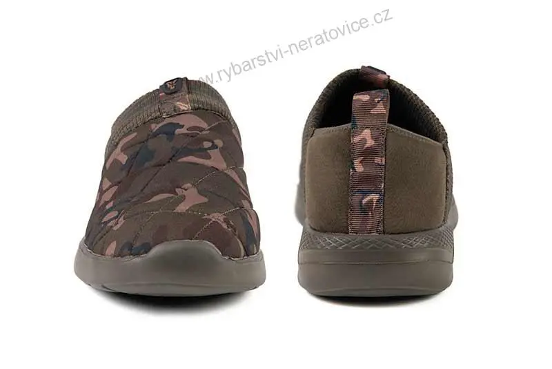 Fox Pantofle Camo/Khaki Bivvy Slipper - 11/45