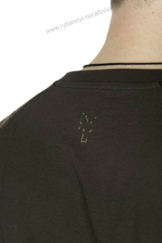 Fox Tričko Khaki Camo Outline T-Shirt - M