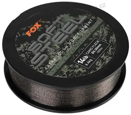 Fox Vlasec Soft Steel Fleck Camo Mono 1000m 0,30mm/6,40kg