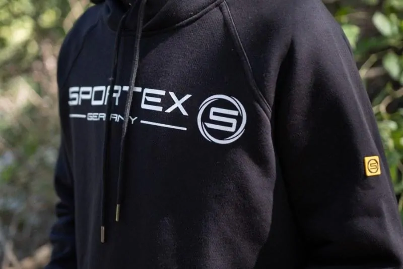 Sportex rybářská mikina s kapucí černá - L