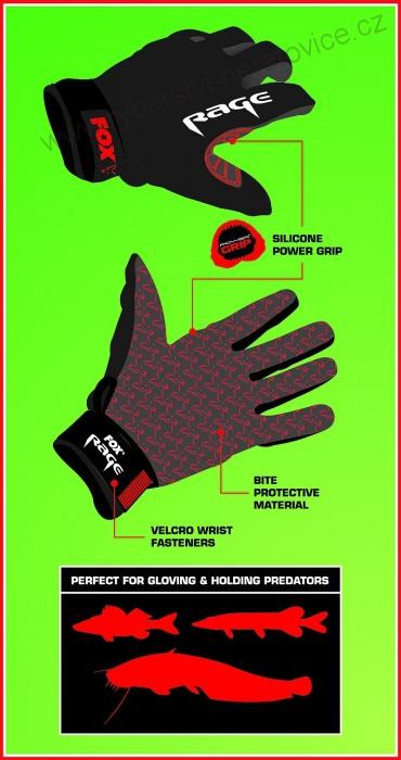 RUKAVICE FOX RAGE POWER GRIP GLOVES - L