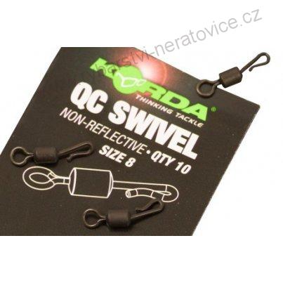Korda Obratlíky Quick Change Swivel vel.8 - 10ks