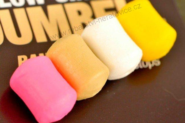 Korda Pop-Up Dumbell Banofee - banán-smetana 16mm 5ks - bílá