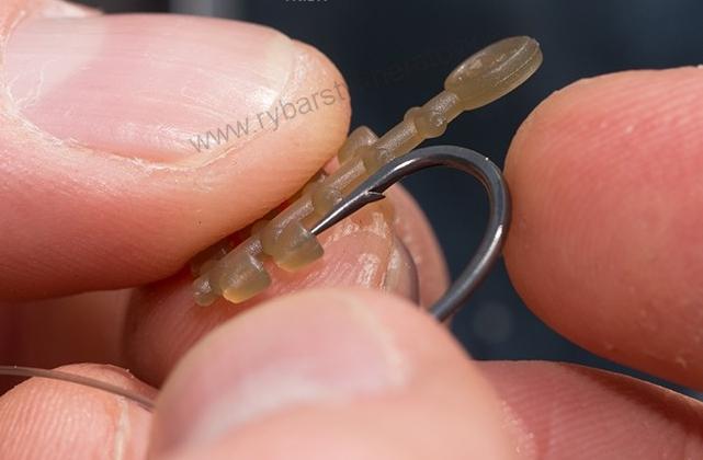 Korda Zarážky na háček Hook Bead Large green 20ks
