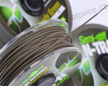 Korda šňůrka potahovaná N-Trap Semi Stiff green 20lb zelená 20m