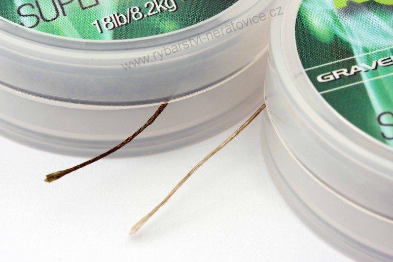 Korda šňůrka Super Natural 25lb Brown 20m