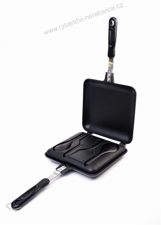 RidgeMonkey: Toastovač The Classic Deep Fill Sandwich Toaster XL + Utensils