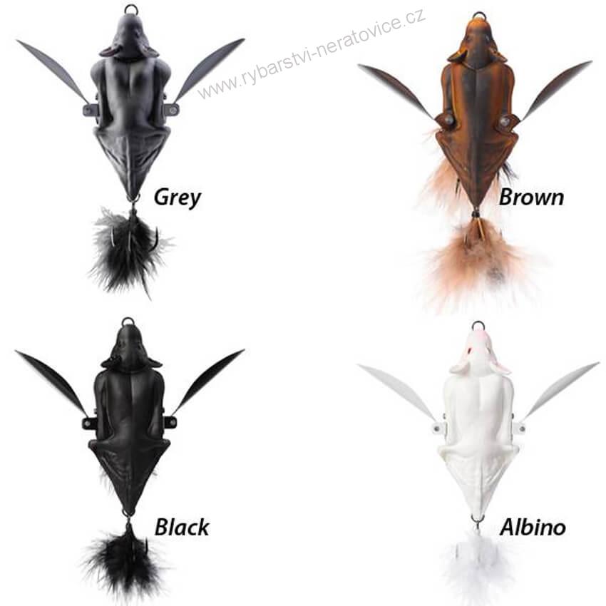 Savage Gear imitace netopýra 3D Bat albino - 12,5 cm 54 g