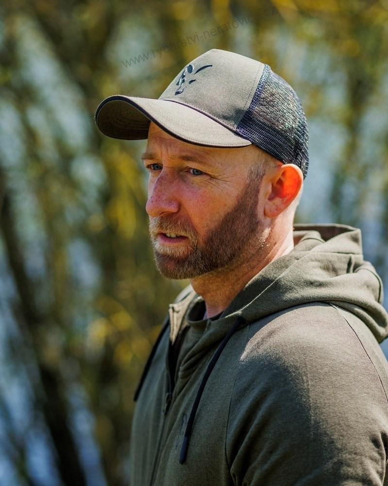 Fox Mikina Collection Lightweight Hoodie Green Black - M