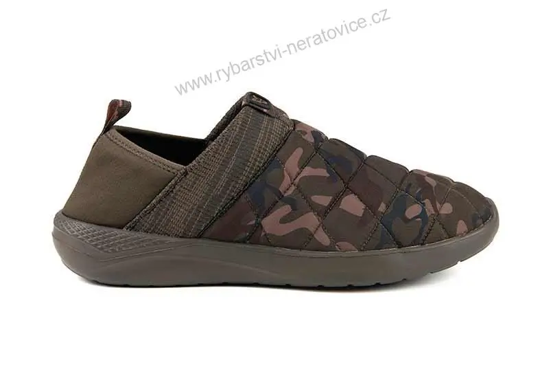 Fox Pantofle Camo/Khaki Bivvy Slipper - 12/46