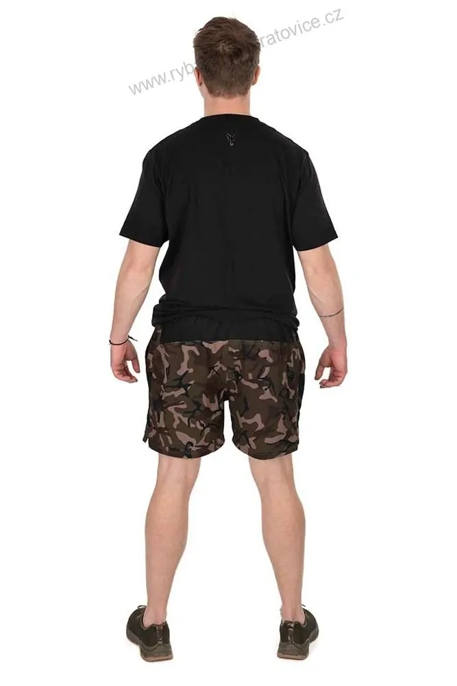 Fox Koupací Kraťasy Black Camo LW Swim Shorts - XXXL