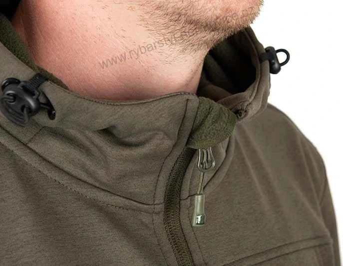Fox Bunda Collection Soft Shell Jacket Green Black - M