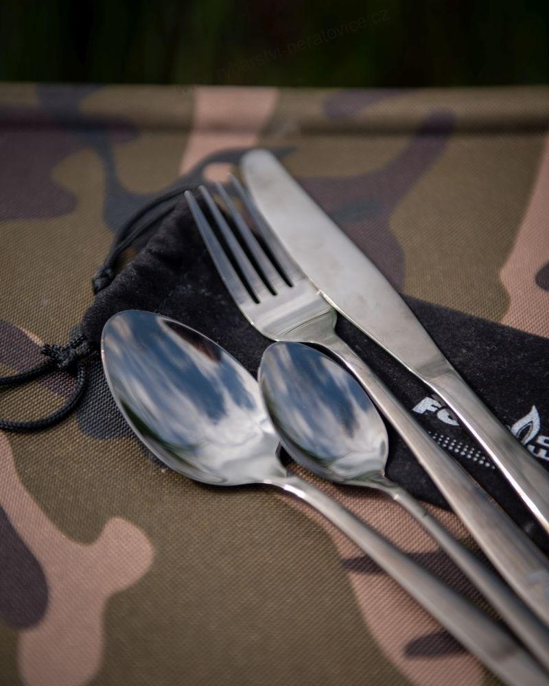 Fox Sada Příborů Black Stainless Cutlery Set