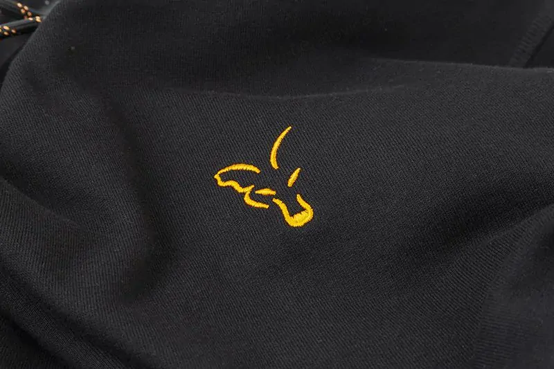 Fox Mikina Collection Orange Black Hoodie - XXXL