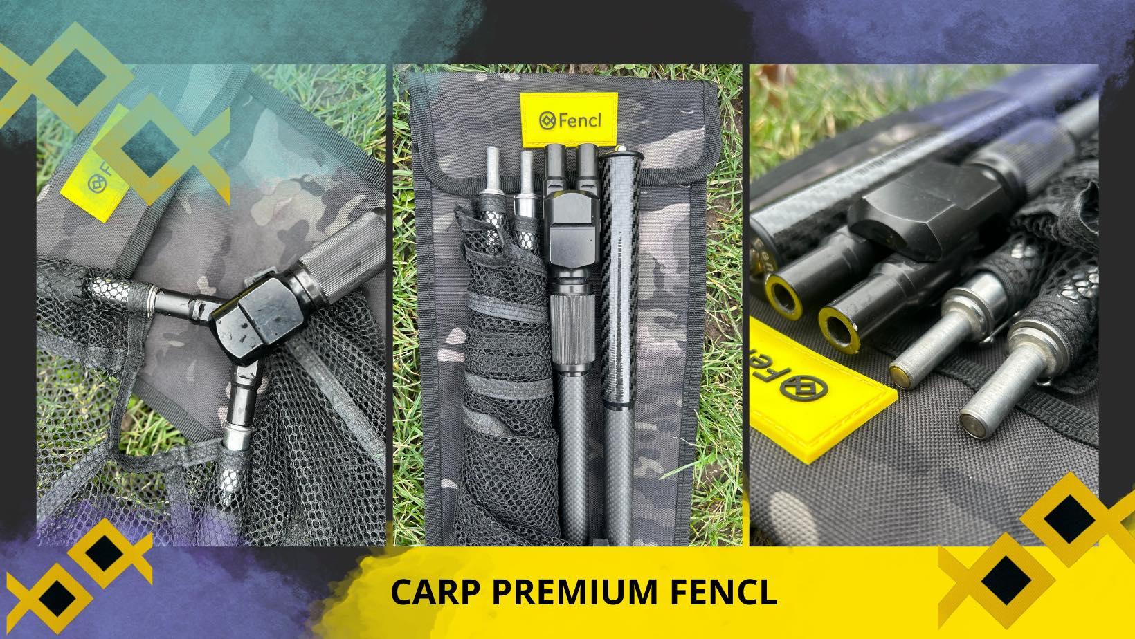 Fencl kaprový podběrák Carp premium 105/2 díl