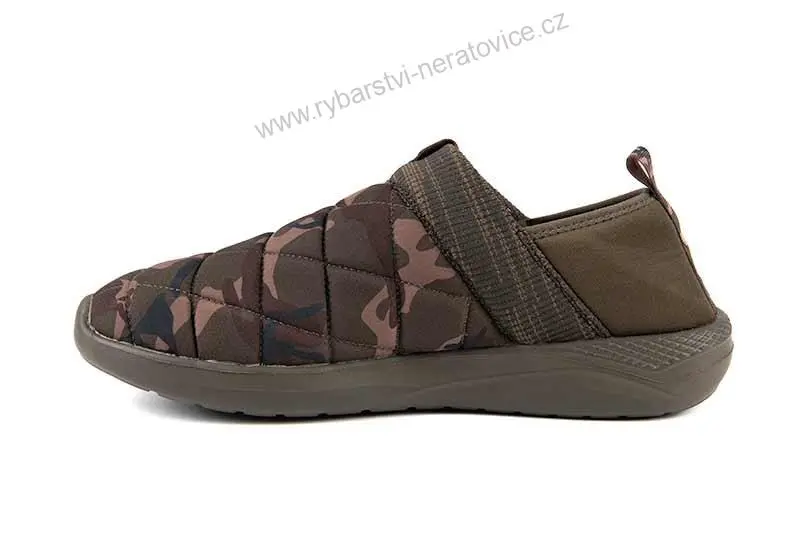 Fox Pantofle Camo/Khaki Bivvy Slipper - 12/46