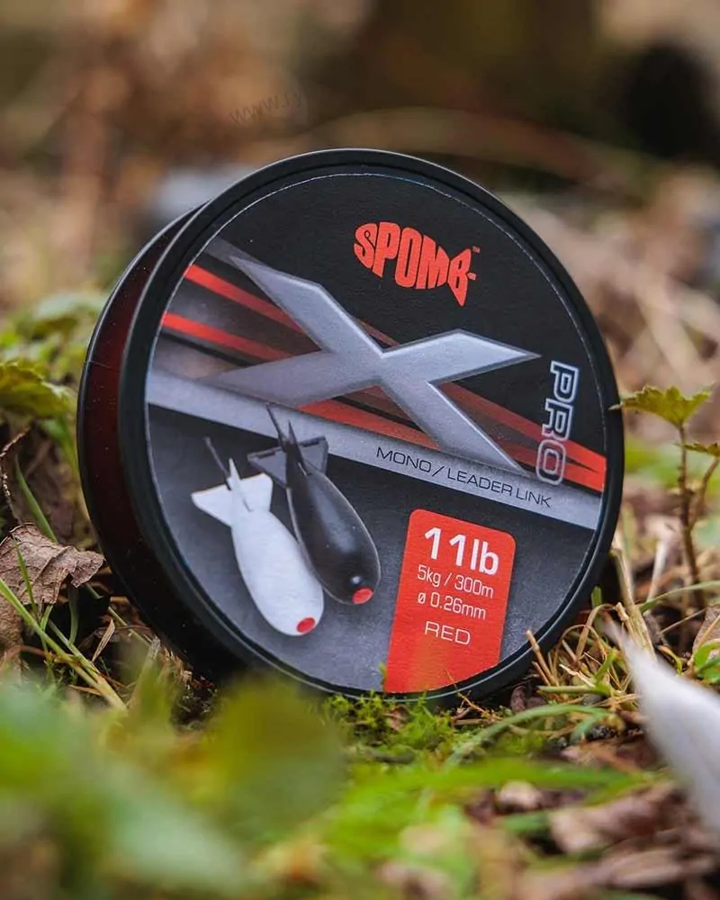 Spomb Vlasec X Pro Mono Red 0,26 mm 300 m