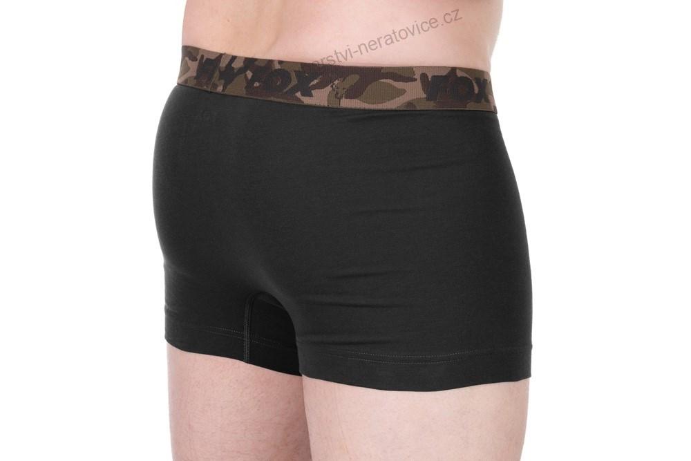 Fox Trenýrky Boxer Shorts Khaki/Black 2 ks - XL