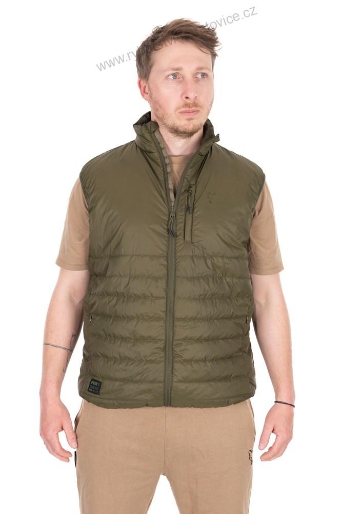 Fox Vesta Olive Quilted 100 Gilet - L