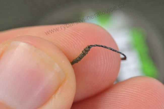 Korda šňůrka potahovaná N-Trap Semi Stiff green 20lb zelená 20m