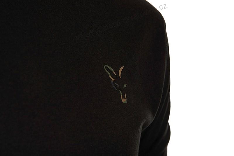 Fox Tričko Black Fox Head Logo T Shirt - L