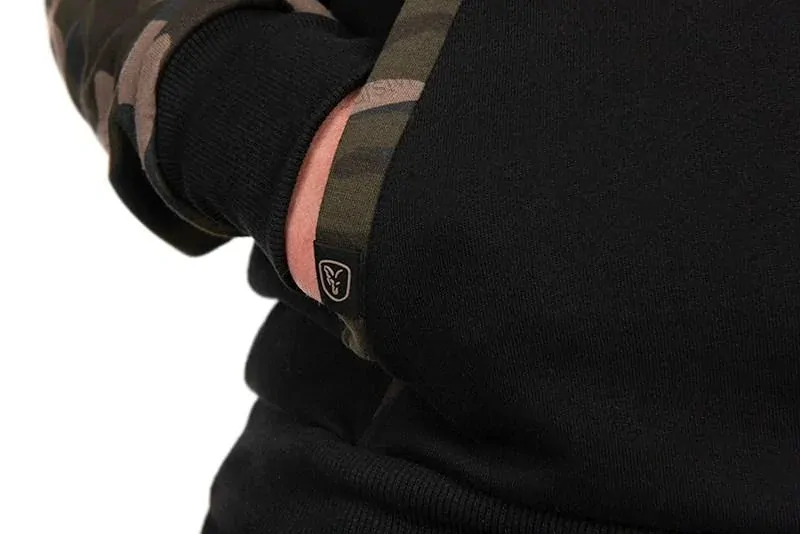 Fox Mikina Black Camo Raglan hoodie - XXL