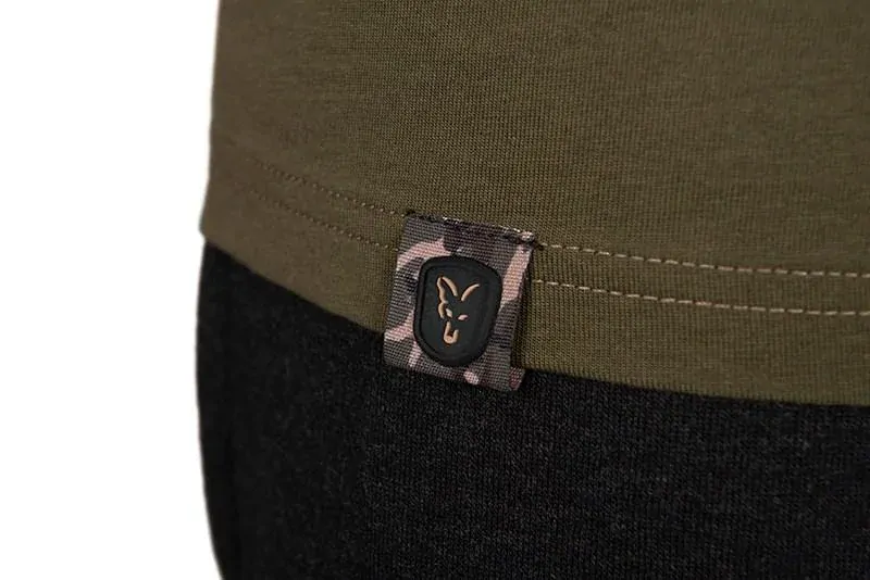 Fox Triko Khaki Head Logo T-Shirt - XXXL