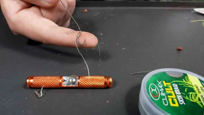 CLIMAX Návazcová šňůrka - SKIN Braid - Camou Green - 30lbs / 14,5kg / 15m