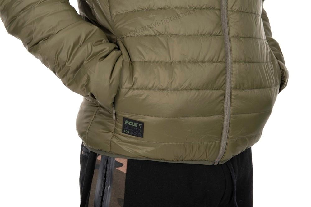 Fox Bunda Olive Quilted 100 Jacket - XXL