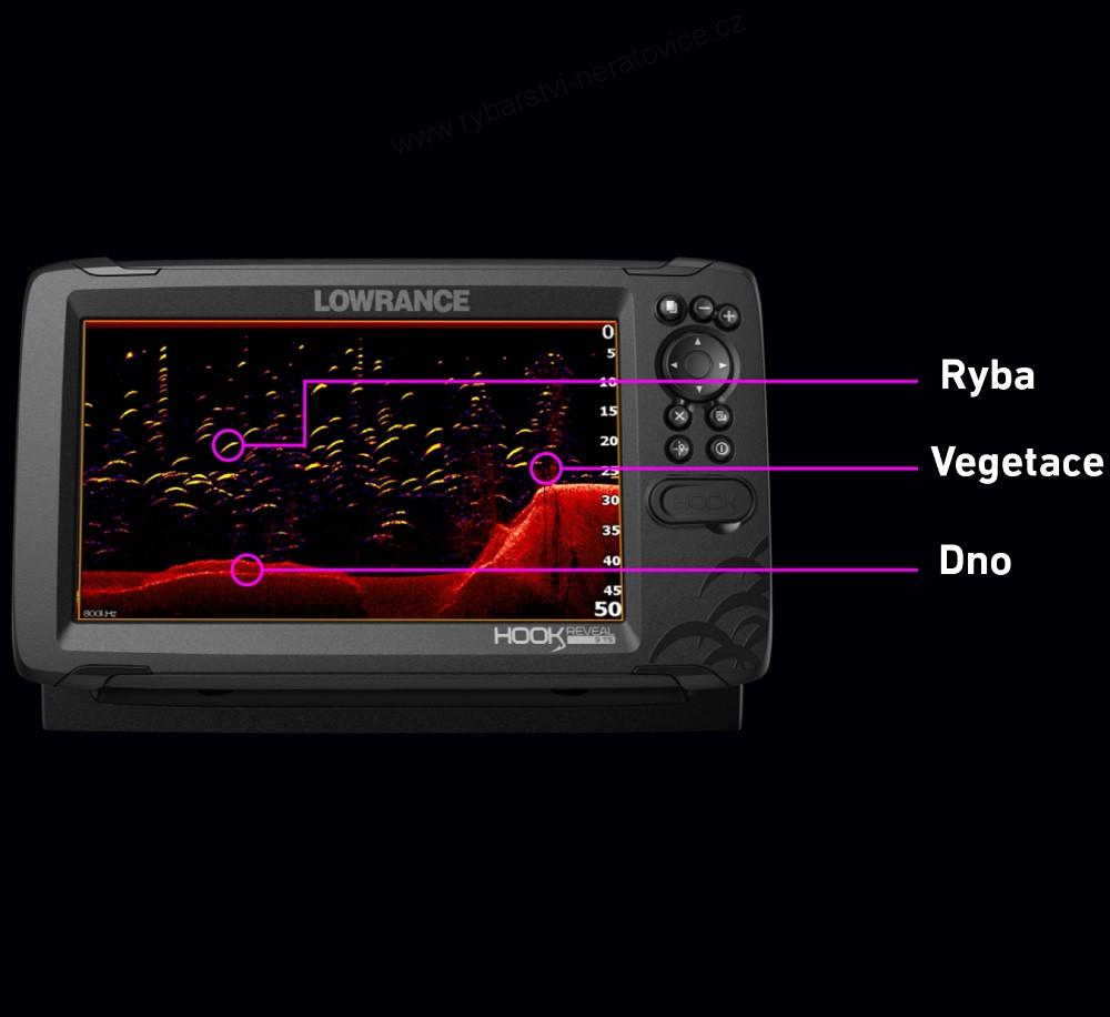 Sonar Lowrance HOOK REVEAL 7 SE SONDOU HDI 83/200 KHZ