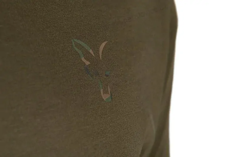 Fox Triko Khaki Head Logo T-Shirt - XXXL