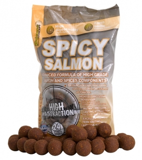 Spicy Salmon - Boilie potápivé 1kg 14mm Starbaits 