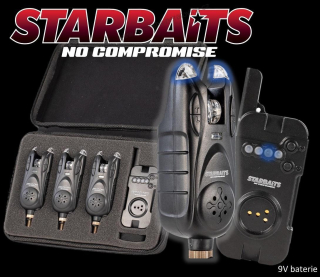 Starbaits Sada STB BITE signalizátory + příposlech 3+1